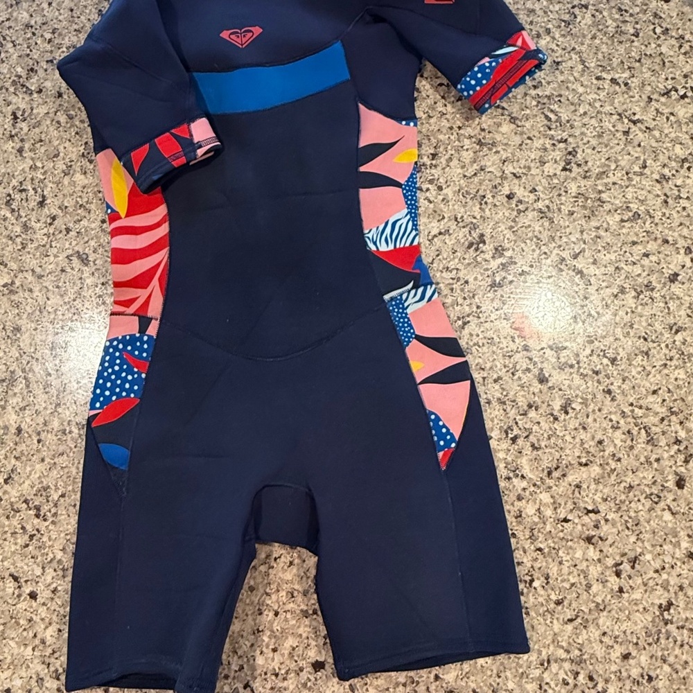 Roxy Syncro 2mm Girls Wetsuit Springsuit Size 10
